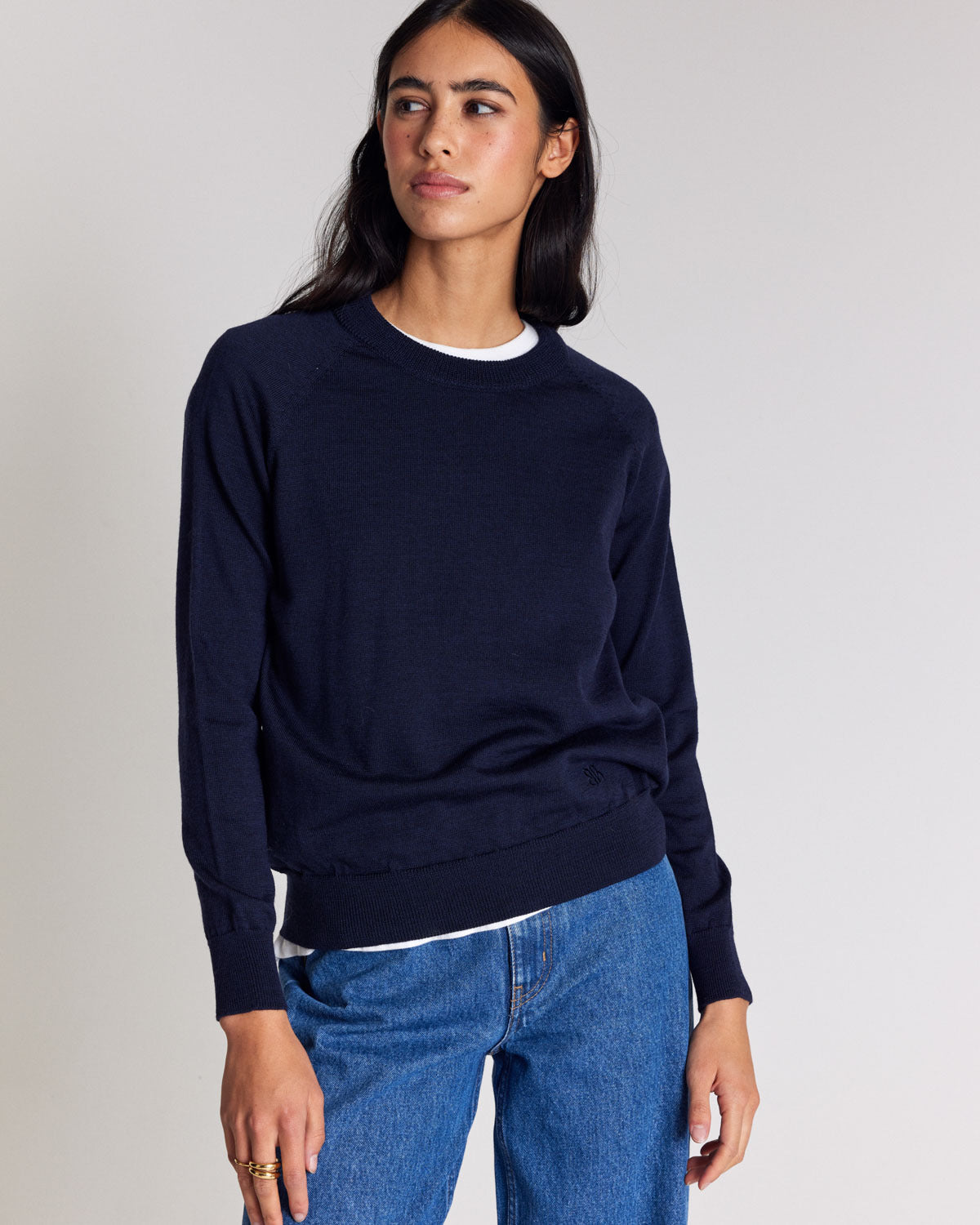 Fabio navy blue sweater