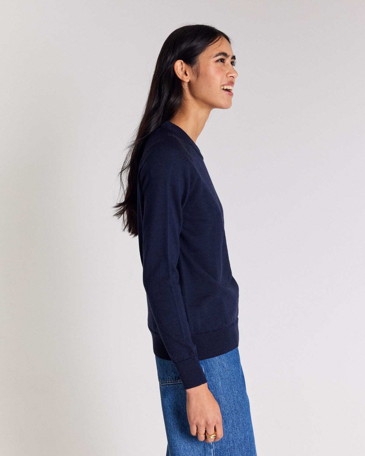 Fabio navy blue sweater