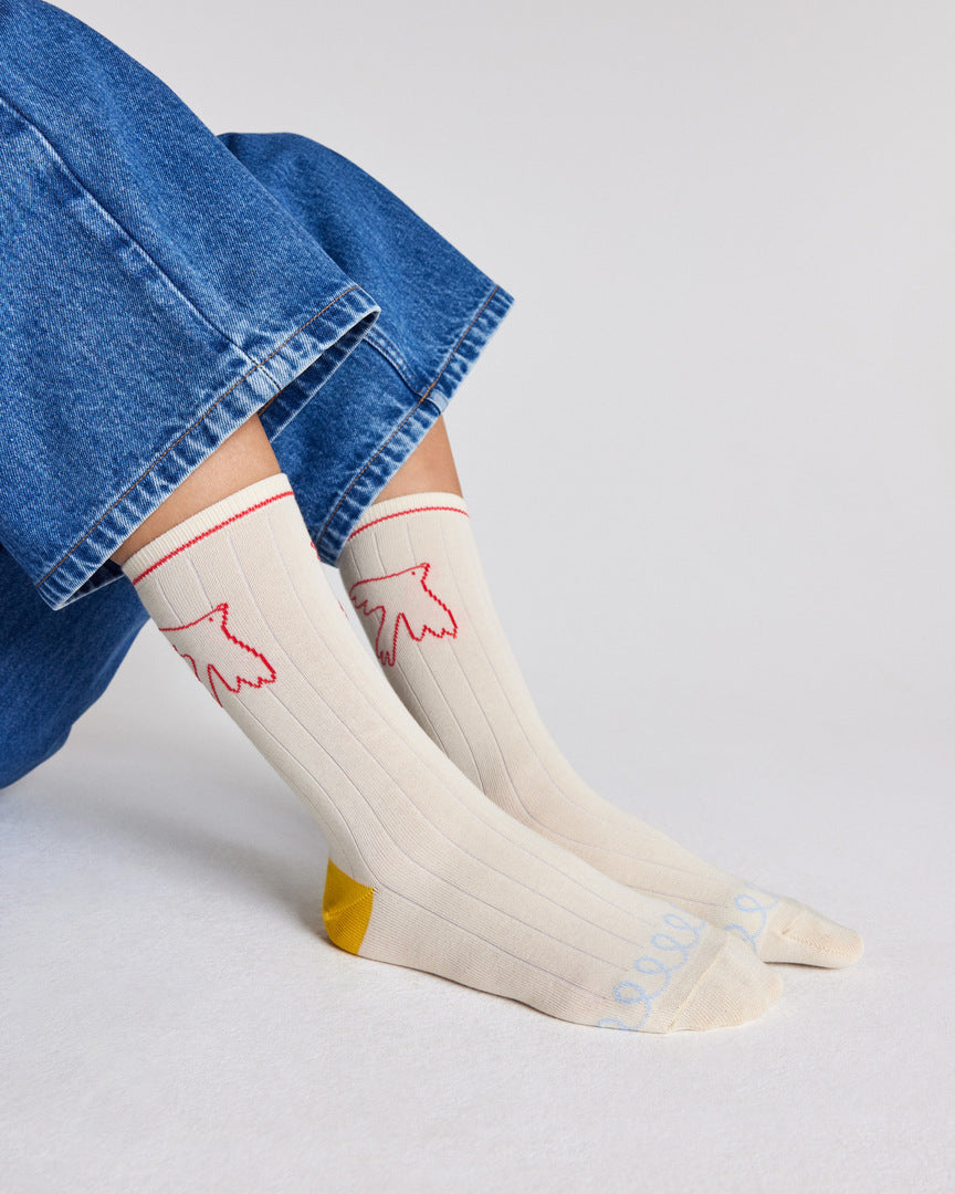 Ella bird socks