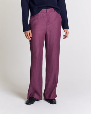 Pantalon Ferdinand prune