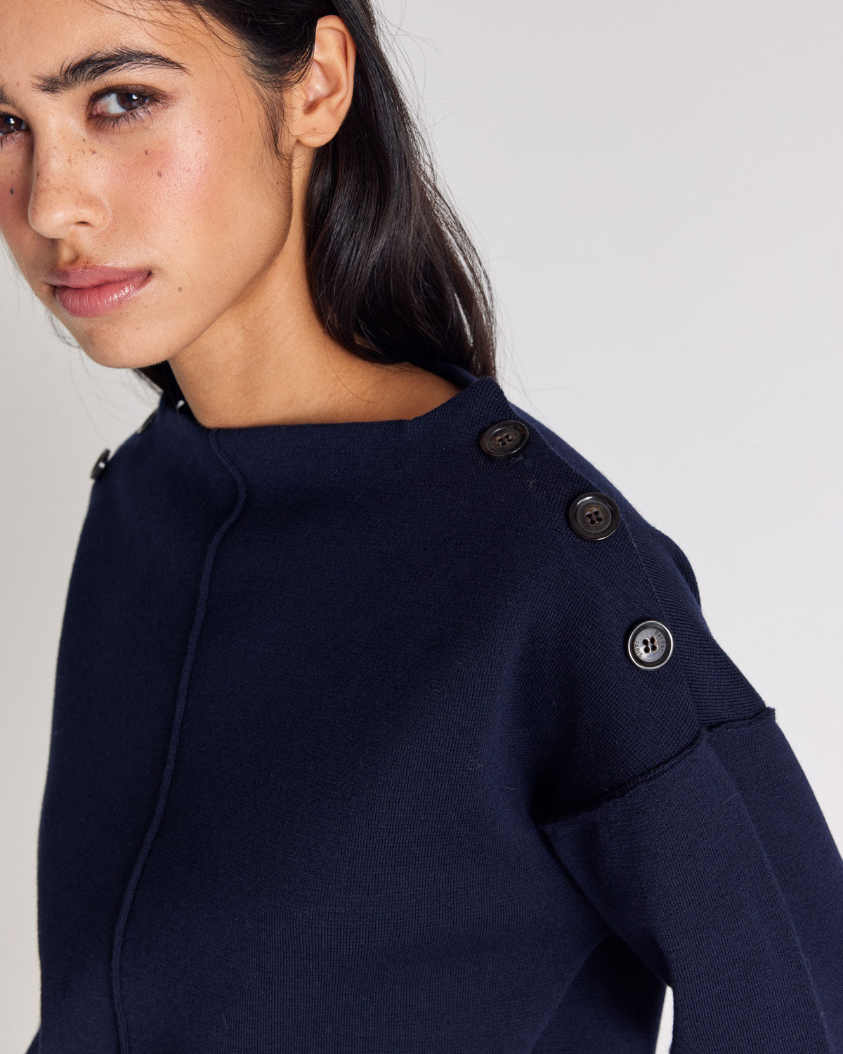 Edna navy blue sweater