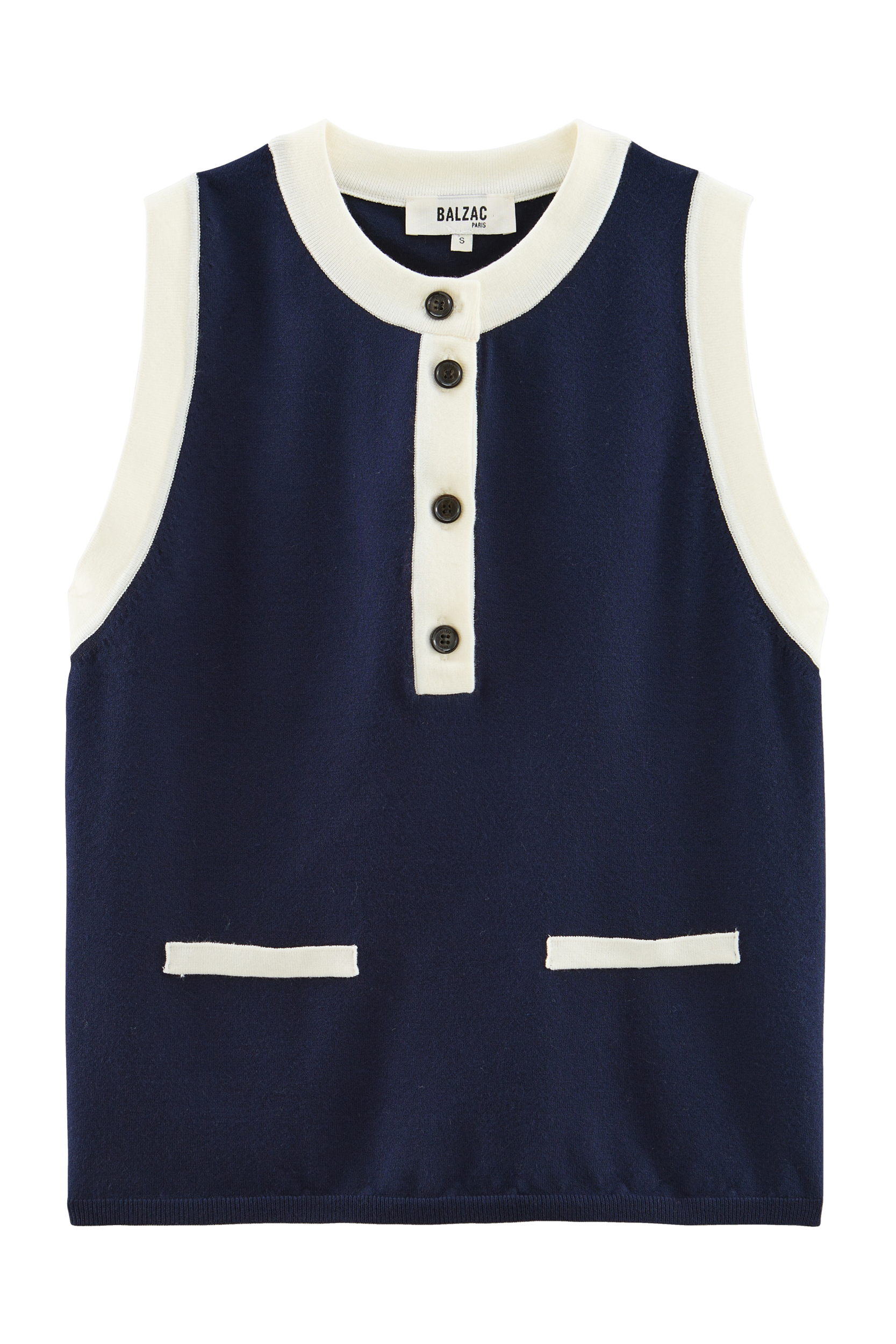Top Neo navy blue and white