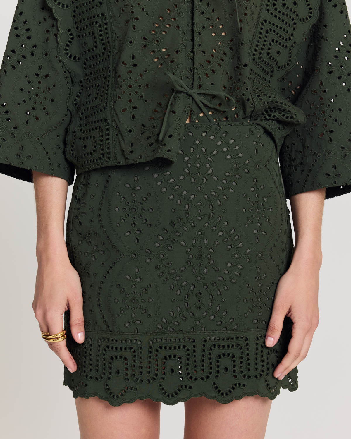 Skirt June khaki