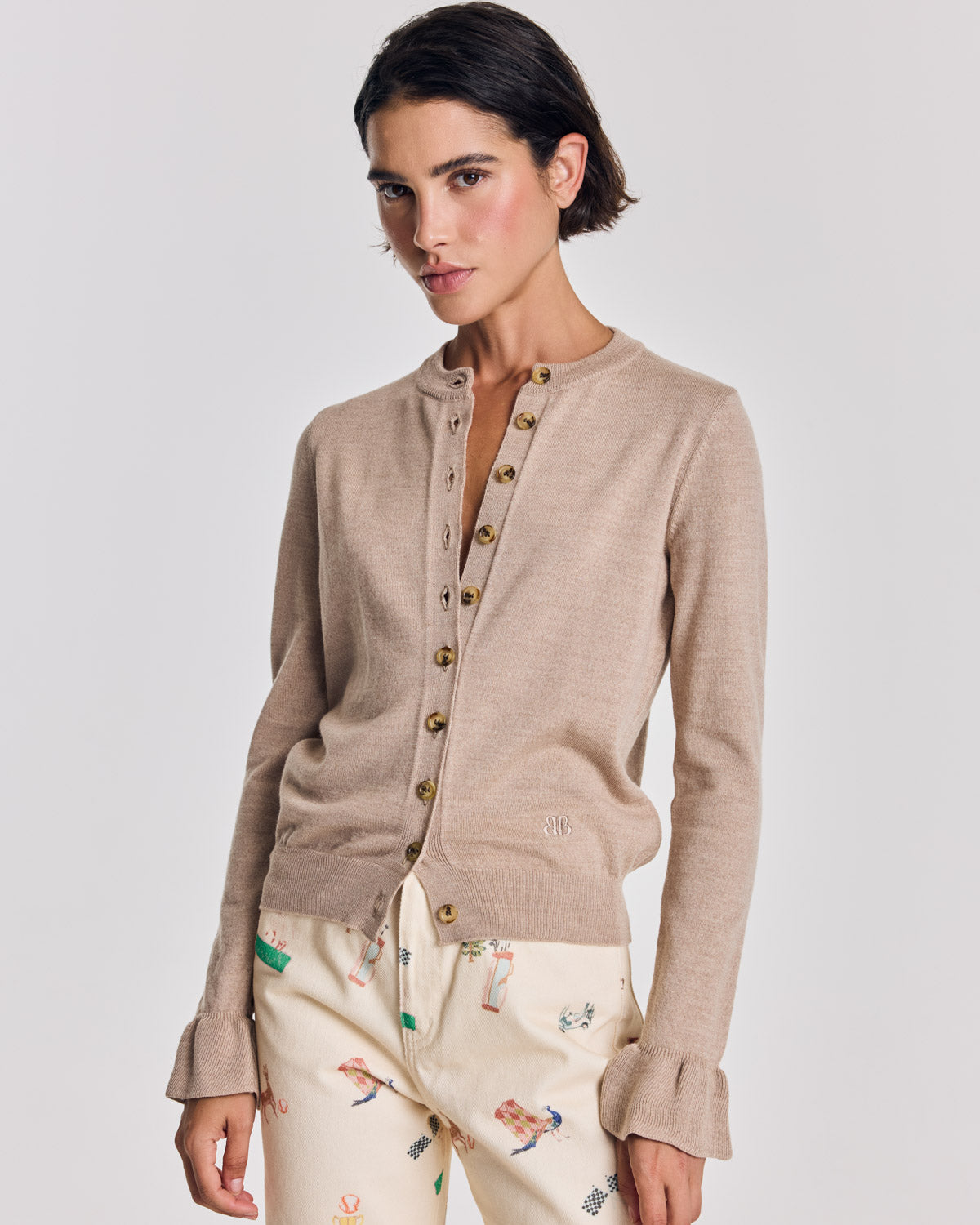 Cardigan Rosalia beige