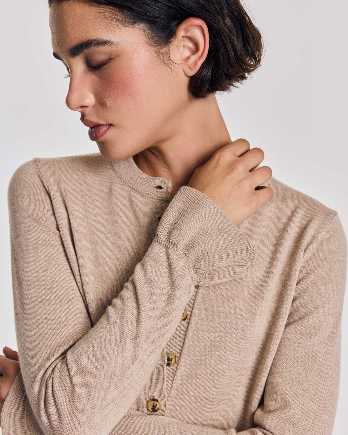 Cardigan Rosalia beige