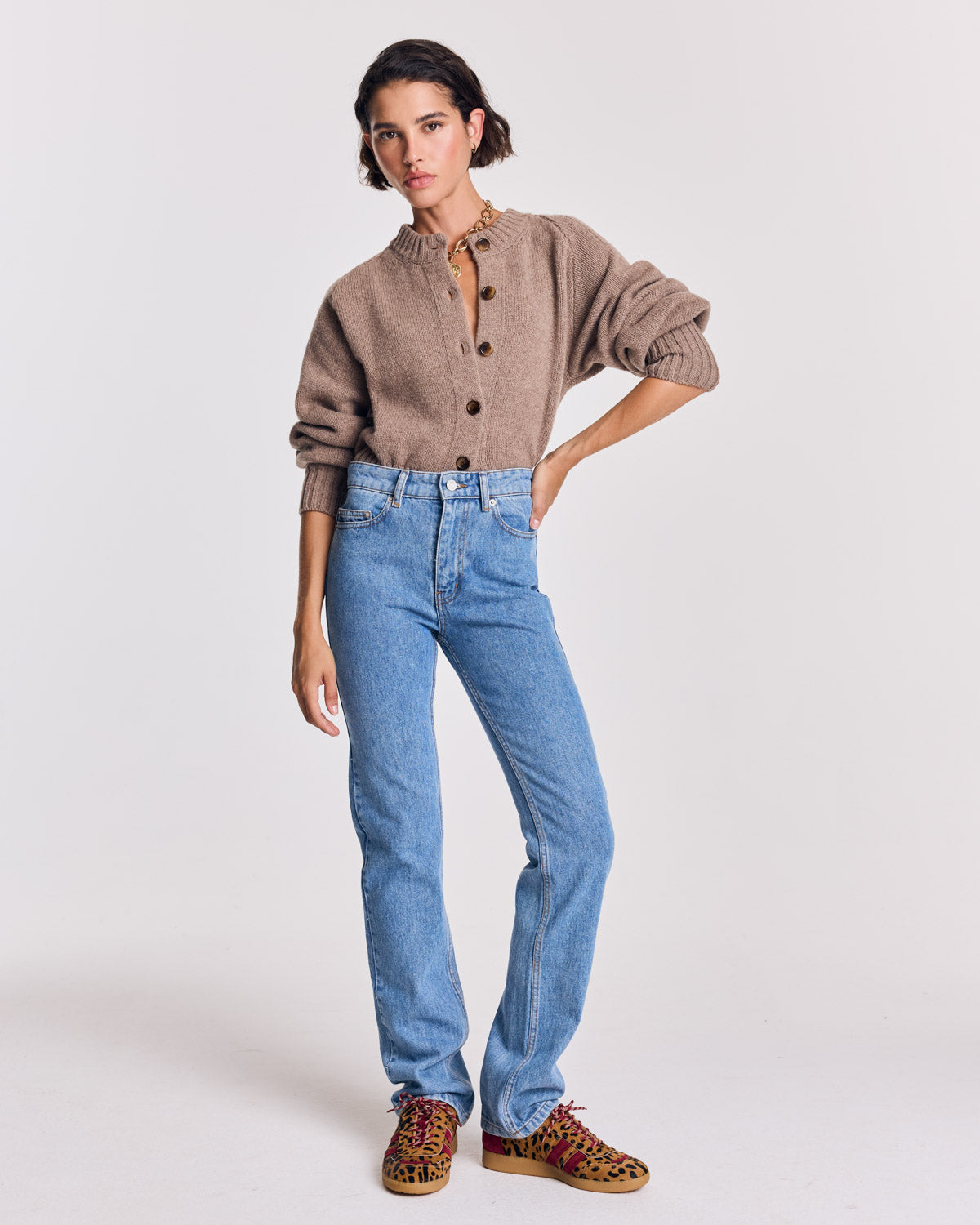Medium blue Jean Riley