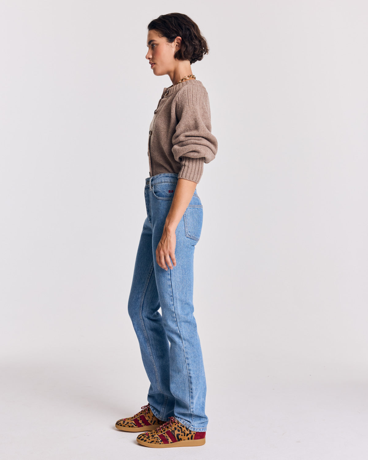 Medium blue Jean Riley