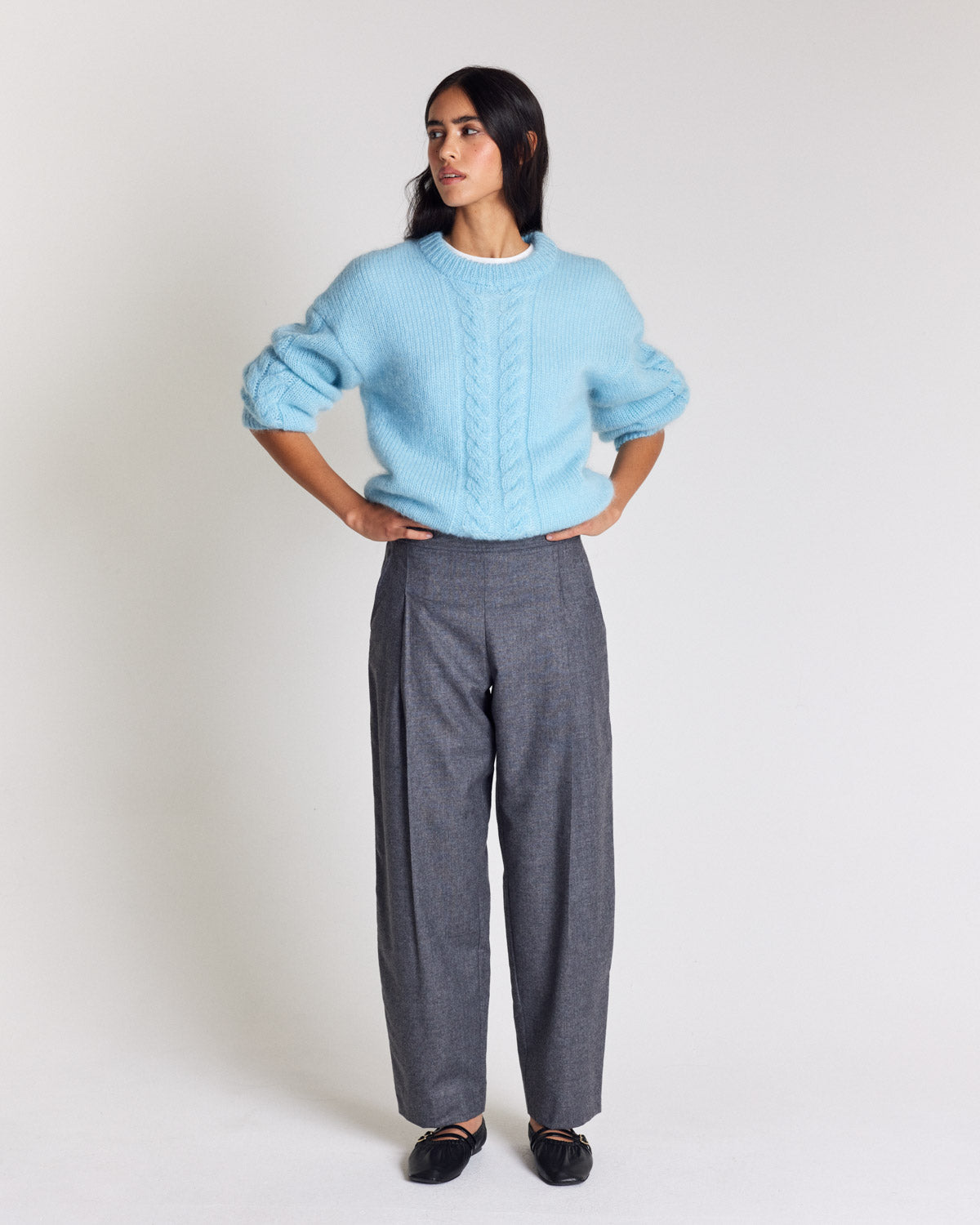 Hugues grey trousers