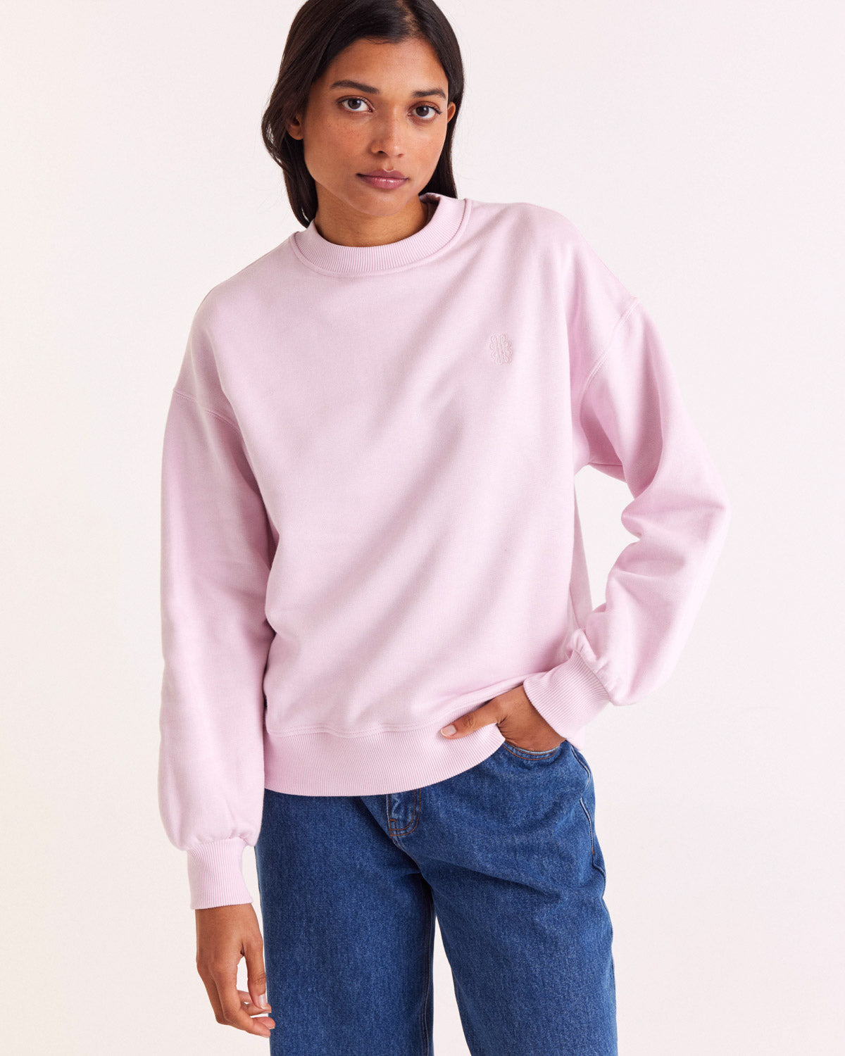 Sweatshirt Virgile pink light