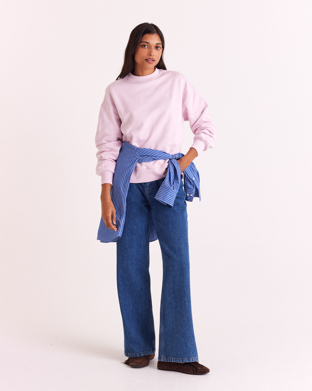 Sweatshirt Virgile pink light