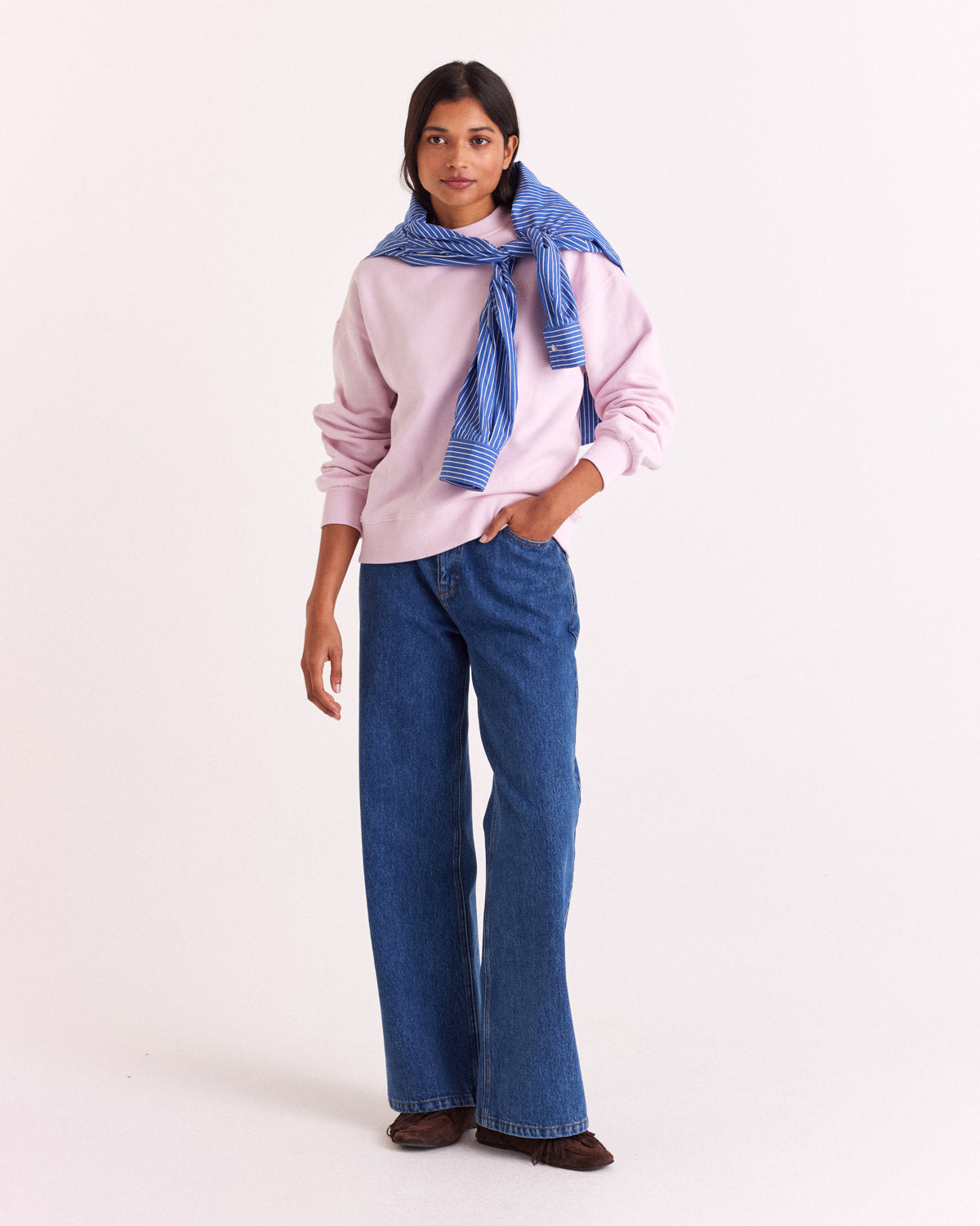 Sweatshirt Virgile pink light