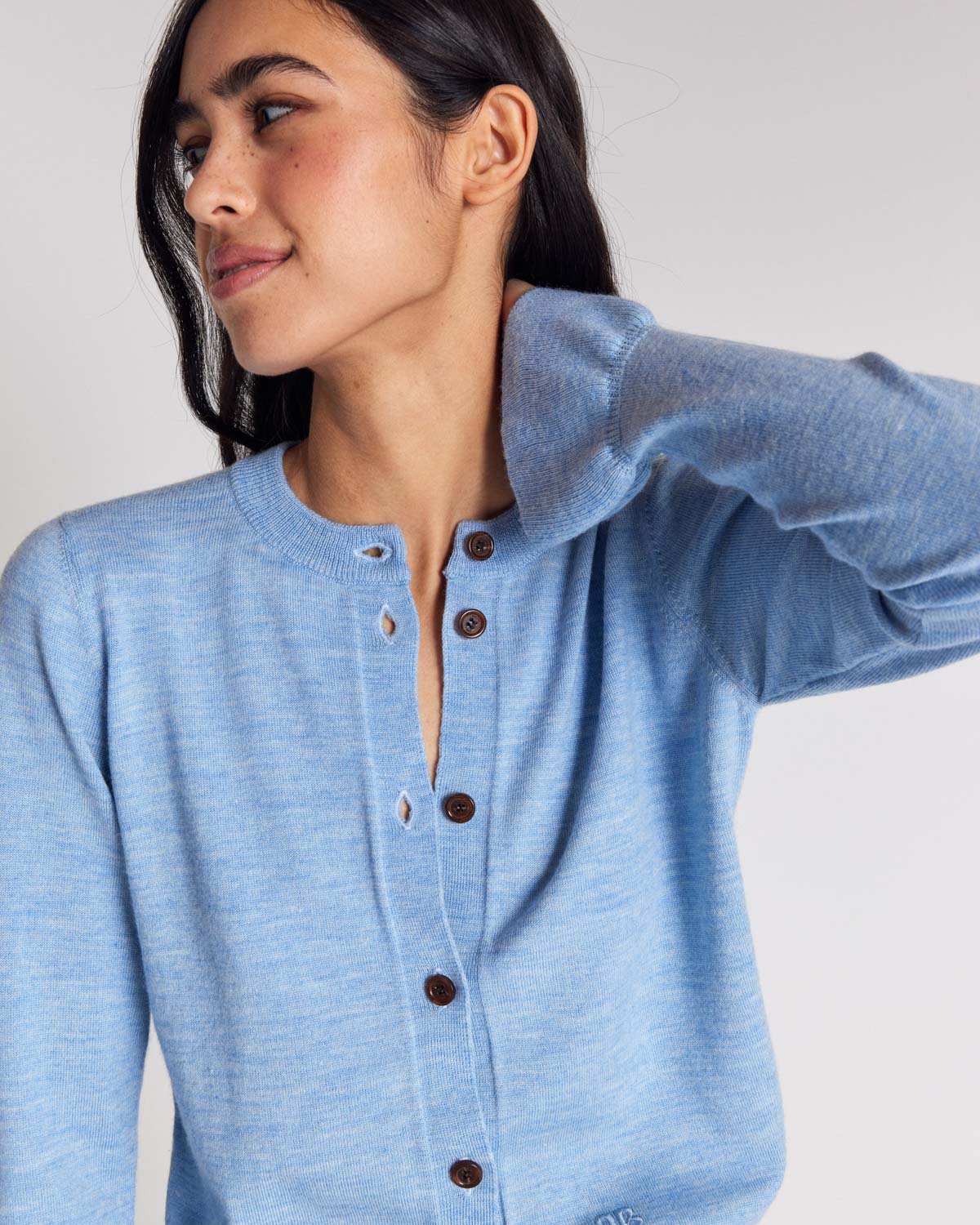 Rosalie cardigan sky blue