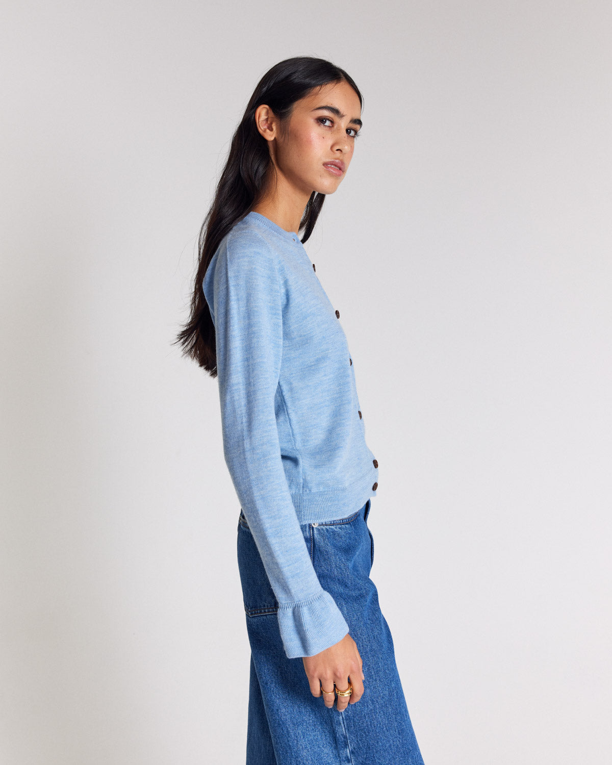 Rosalie cardigan sky blue
