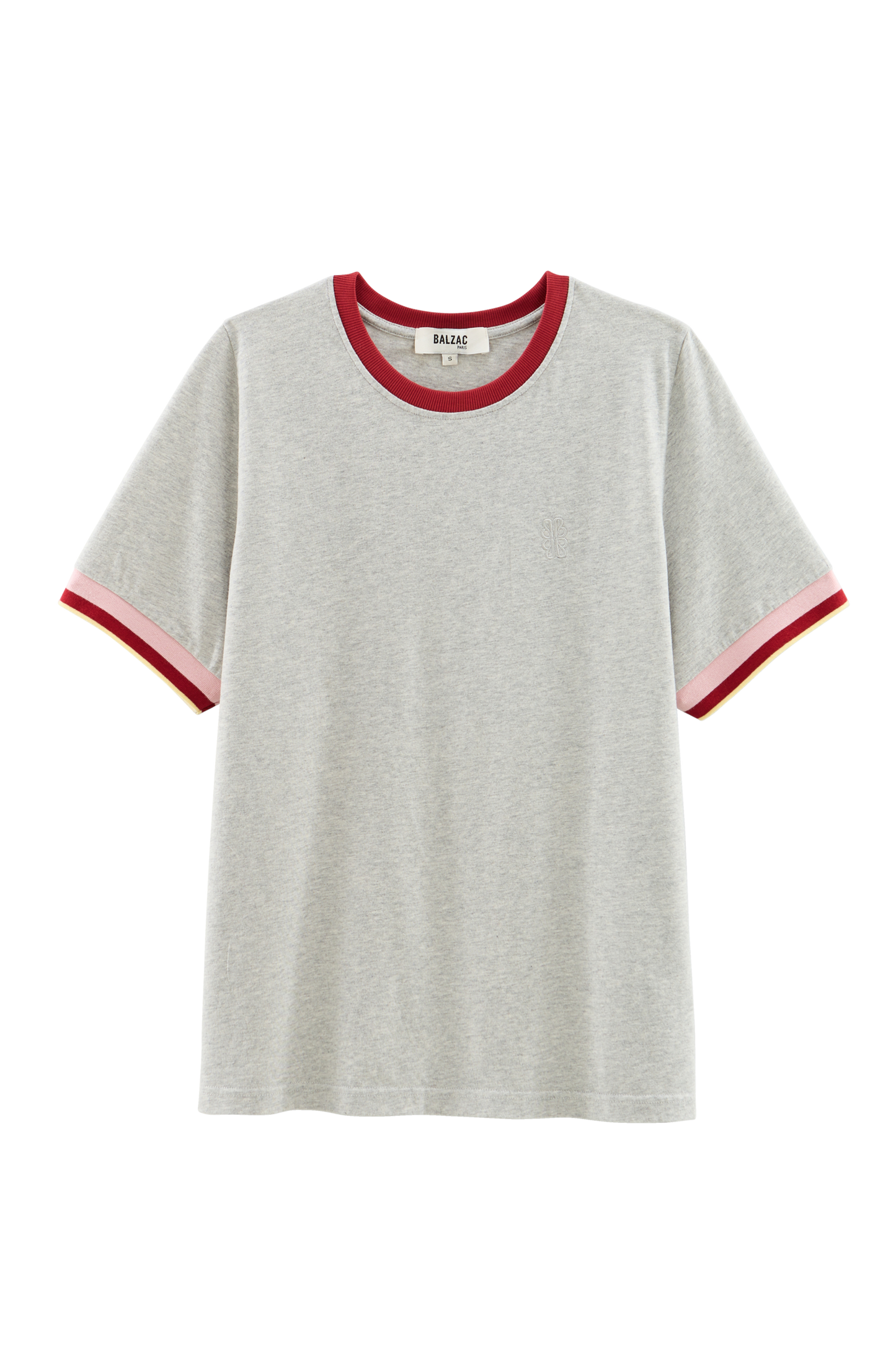 Tom grey and red T-shirt