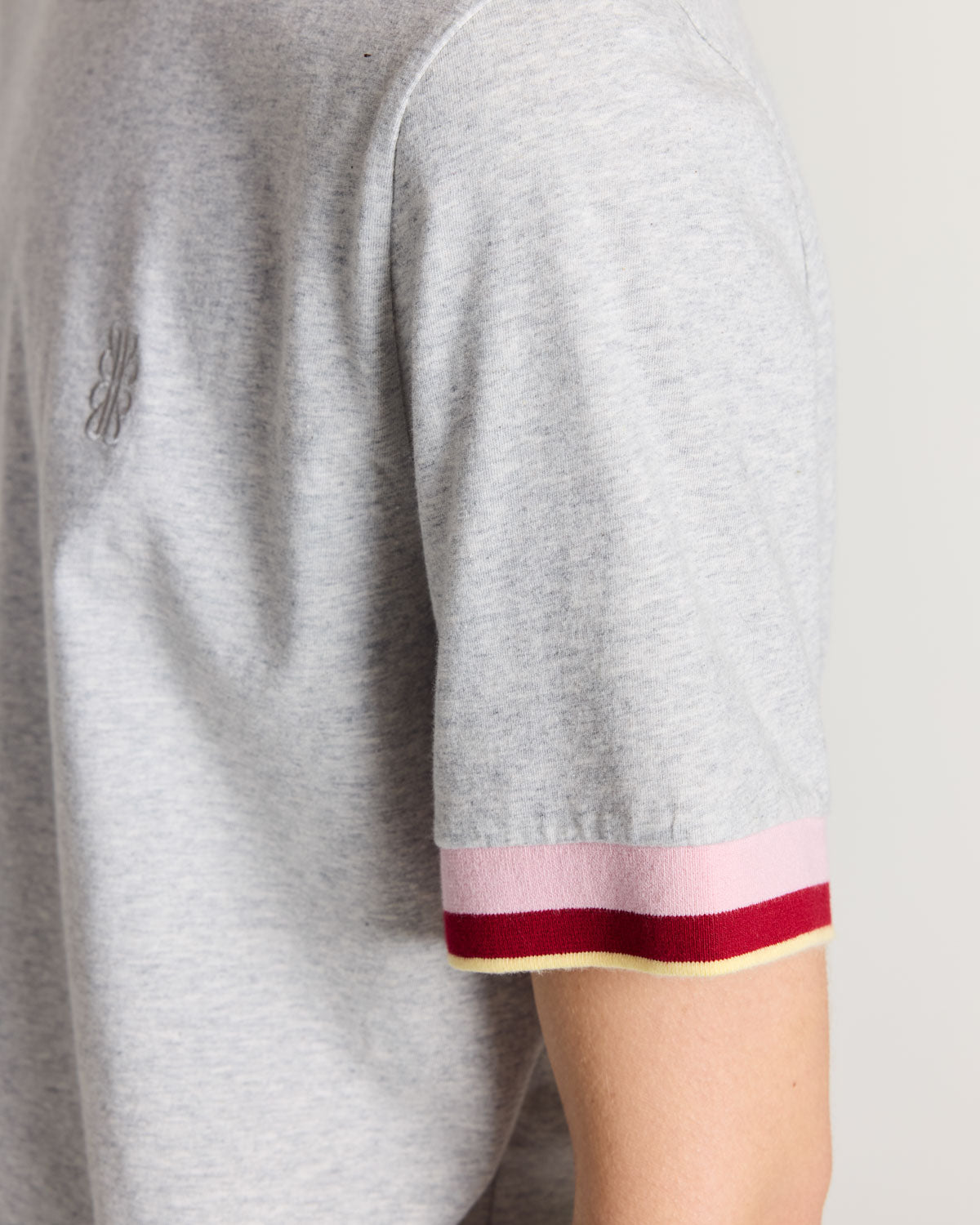 Tom grey and red T-shirt