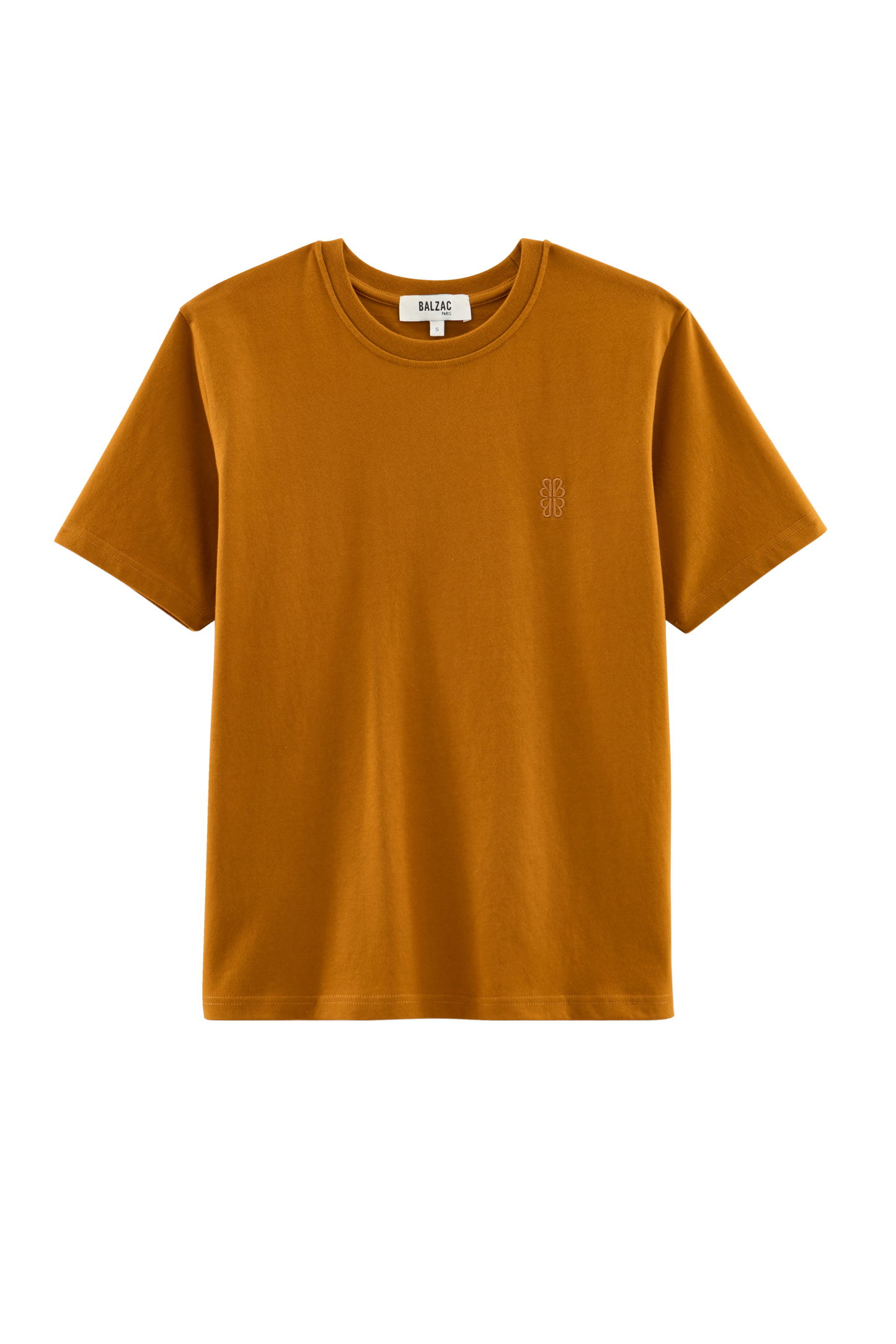 Embroidered cinnamon Bree T-shirt