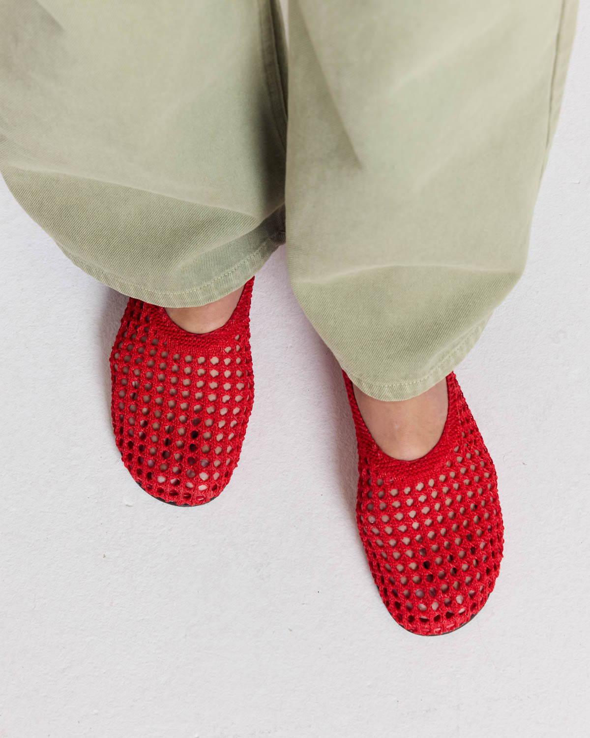 Rita red sandals