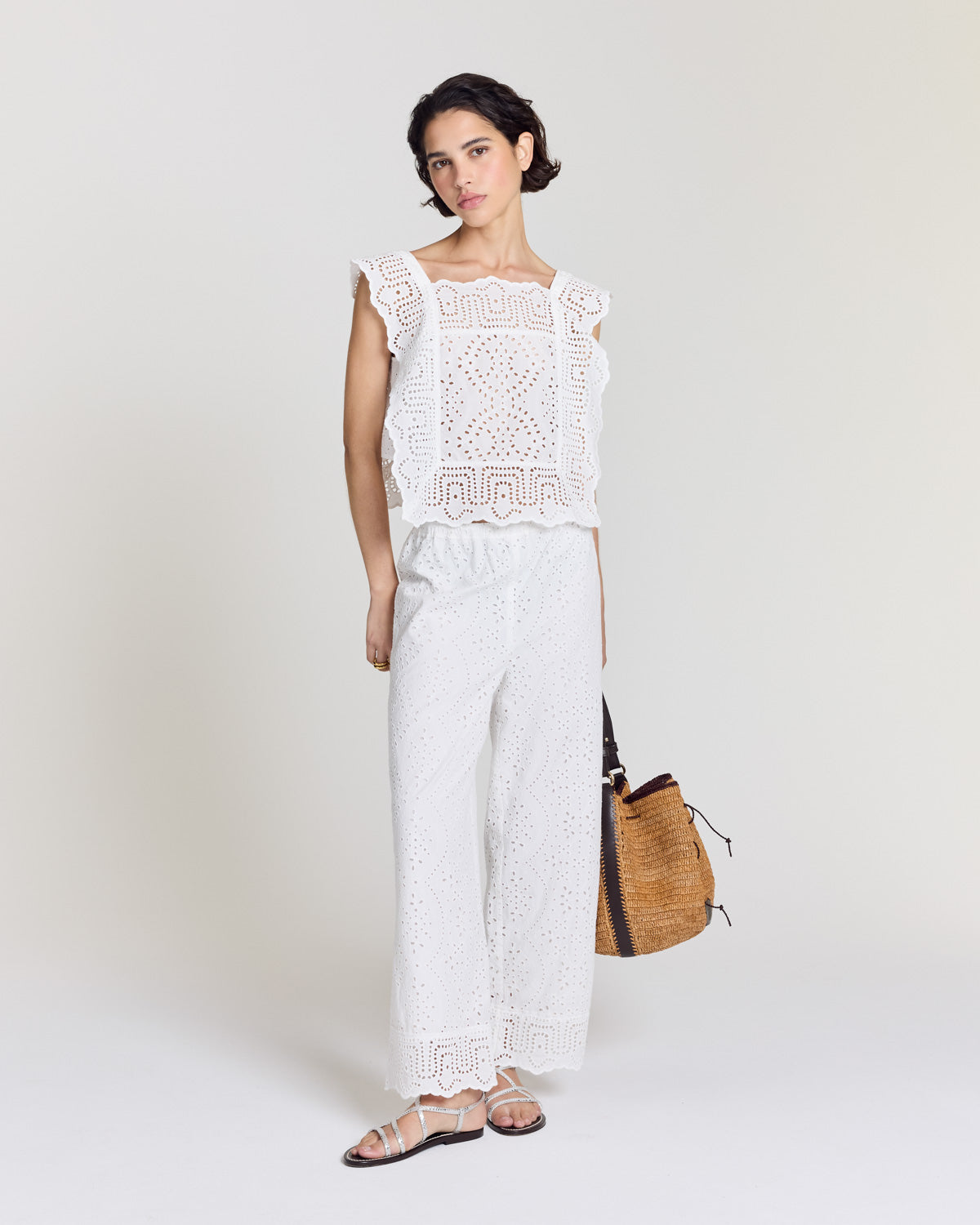 Top Willa blanc naturel