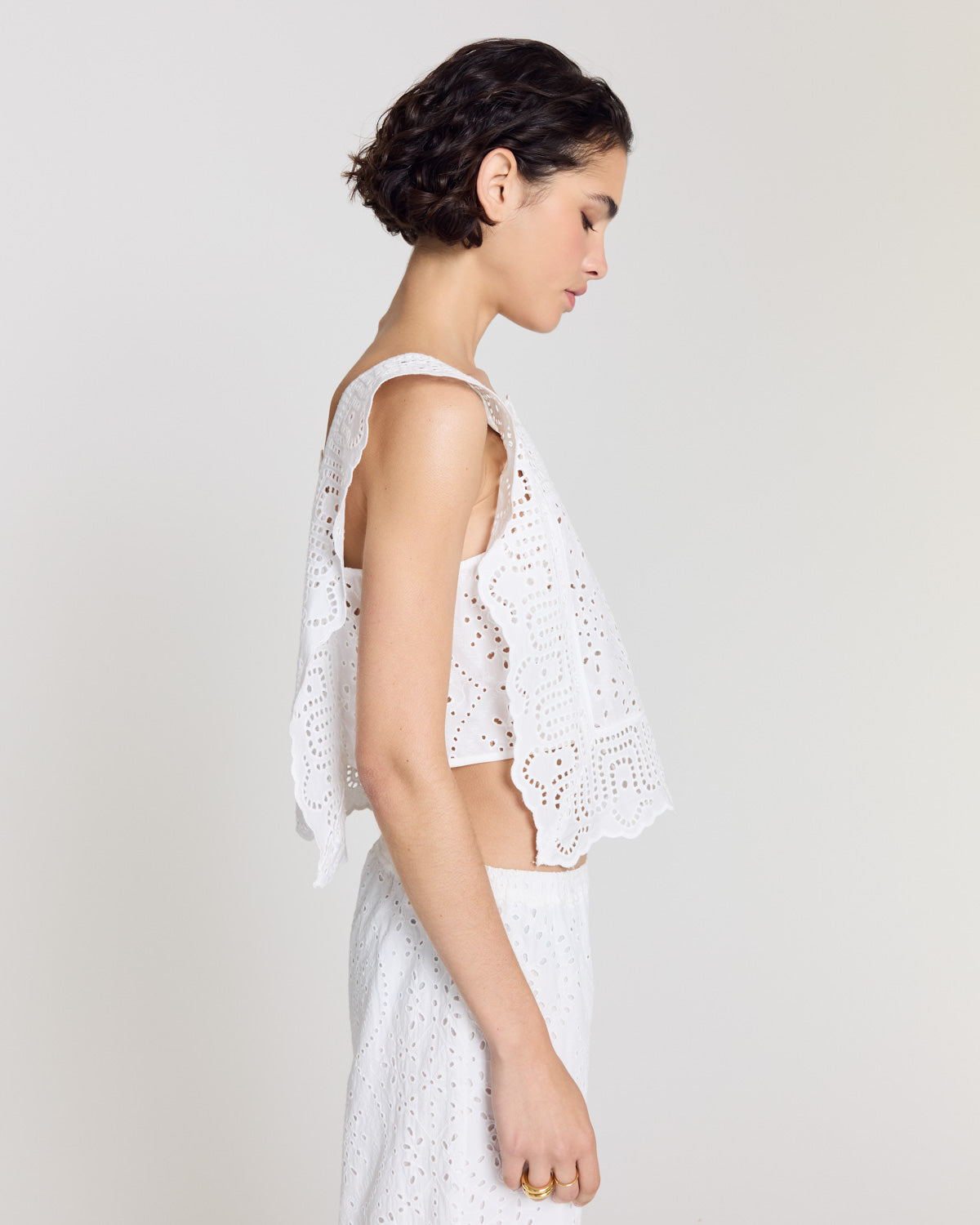 Top Willa blanc naturel