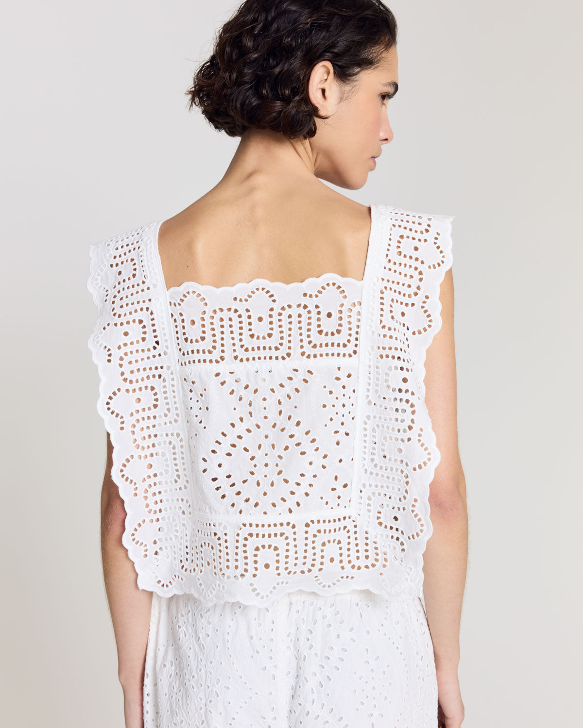 Top Willa blanc naturel