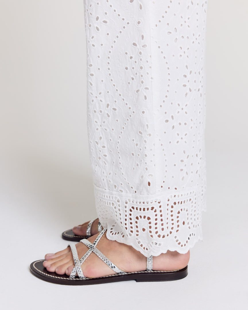 Hollis Natural White Trousers