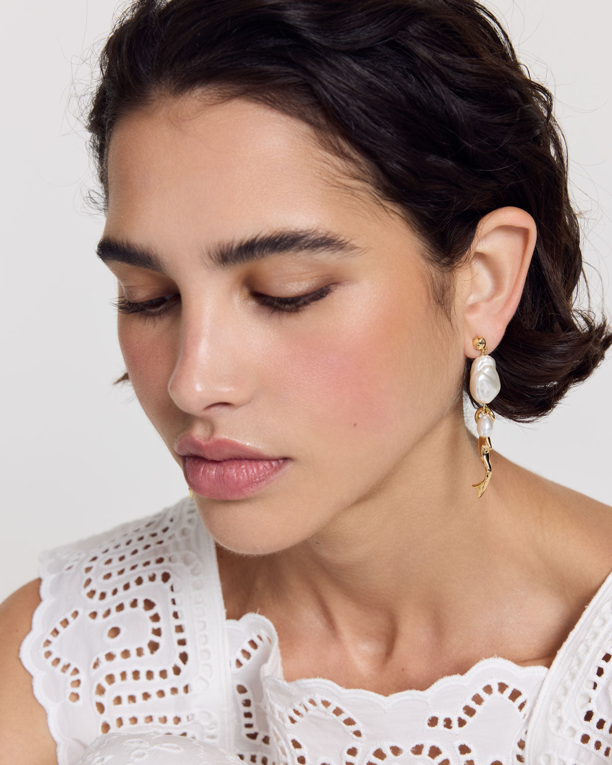 Boucles d'oreilles Olivia poisson doré