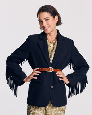 Veste Marceau bleu marine