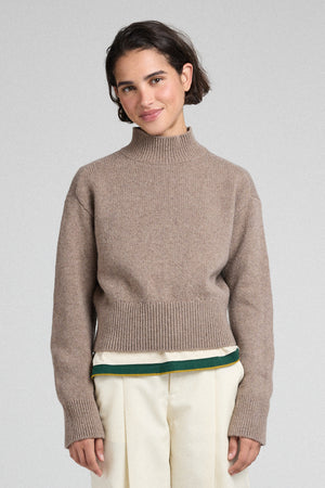 Pull Ariana taupe