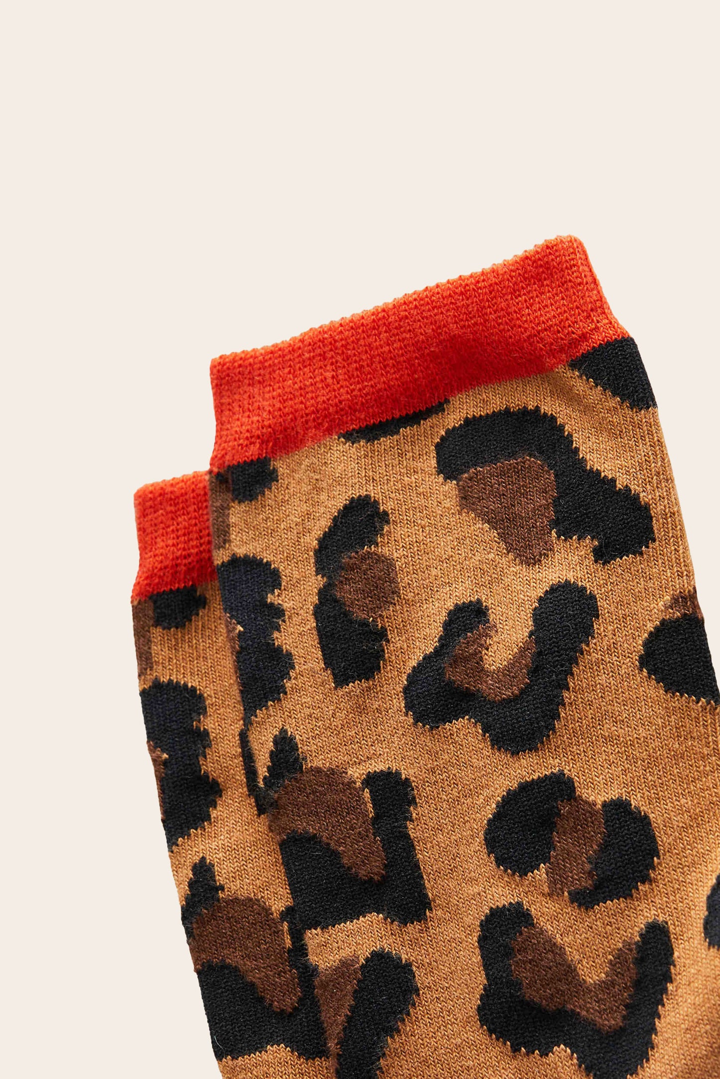 Orange Leo Socks