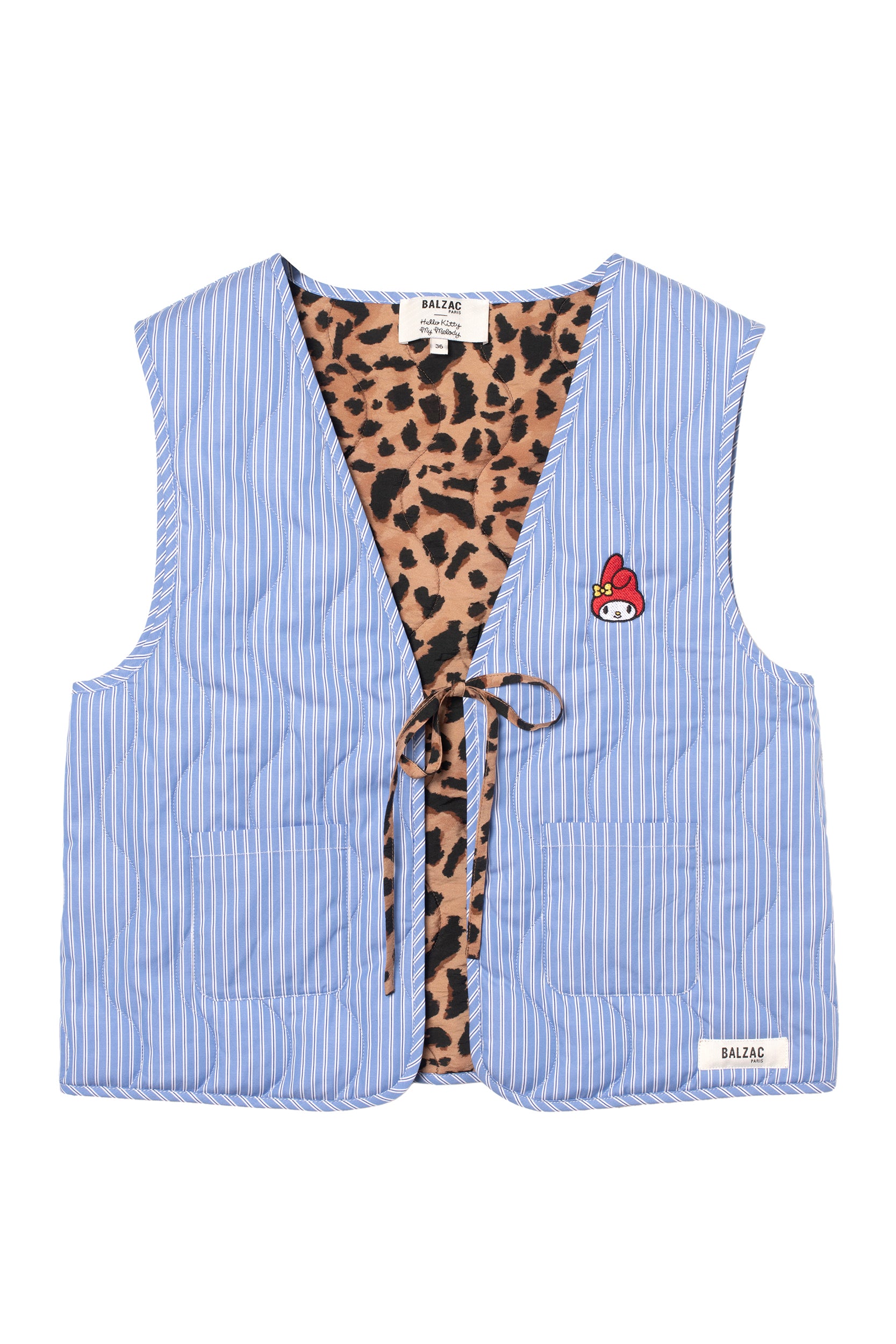 Vest Nuance stripes blue and white My Melody