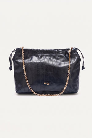 Sac Amaïa froissé bleu nuit