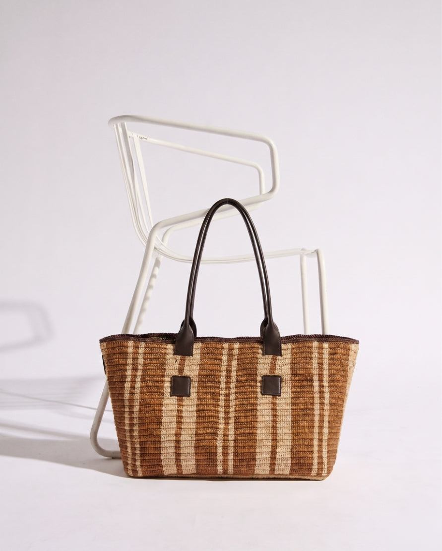 Clément raffia and chocolate basket