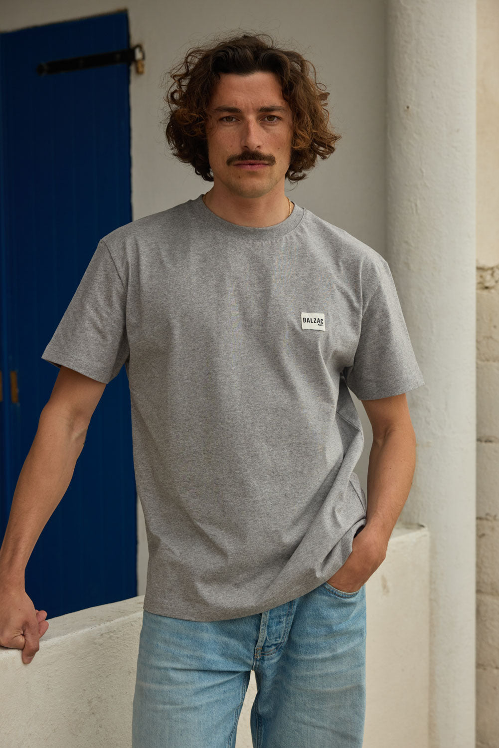 T-shirt Martel heather gray