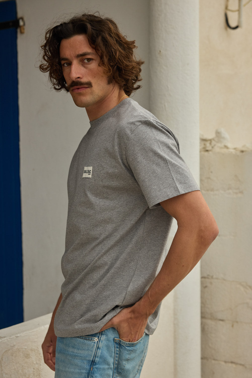 T-shirt Martel heather gray