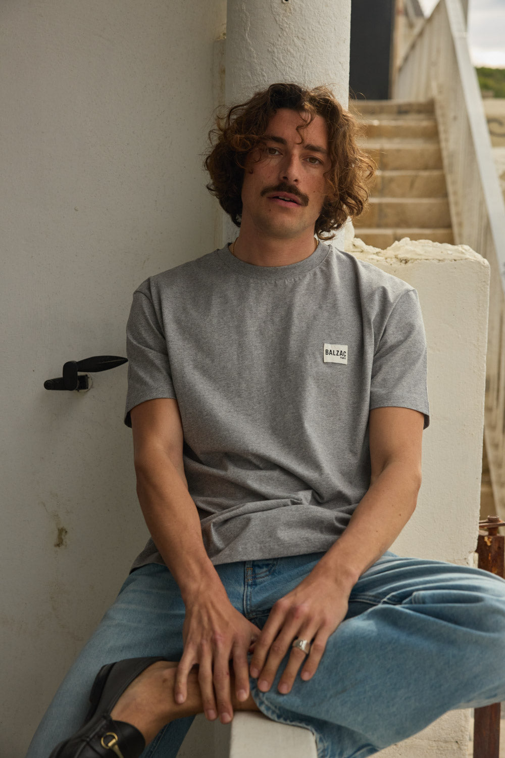 T-shirt Martel heather gray