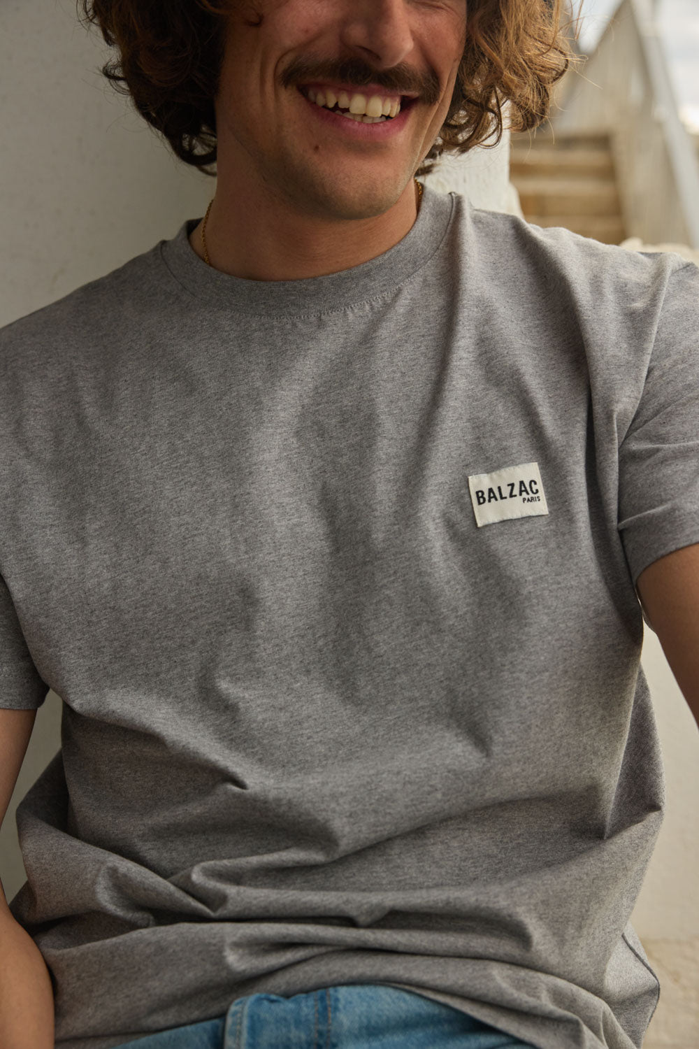 T-shirt Martel heather gray
