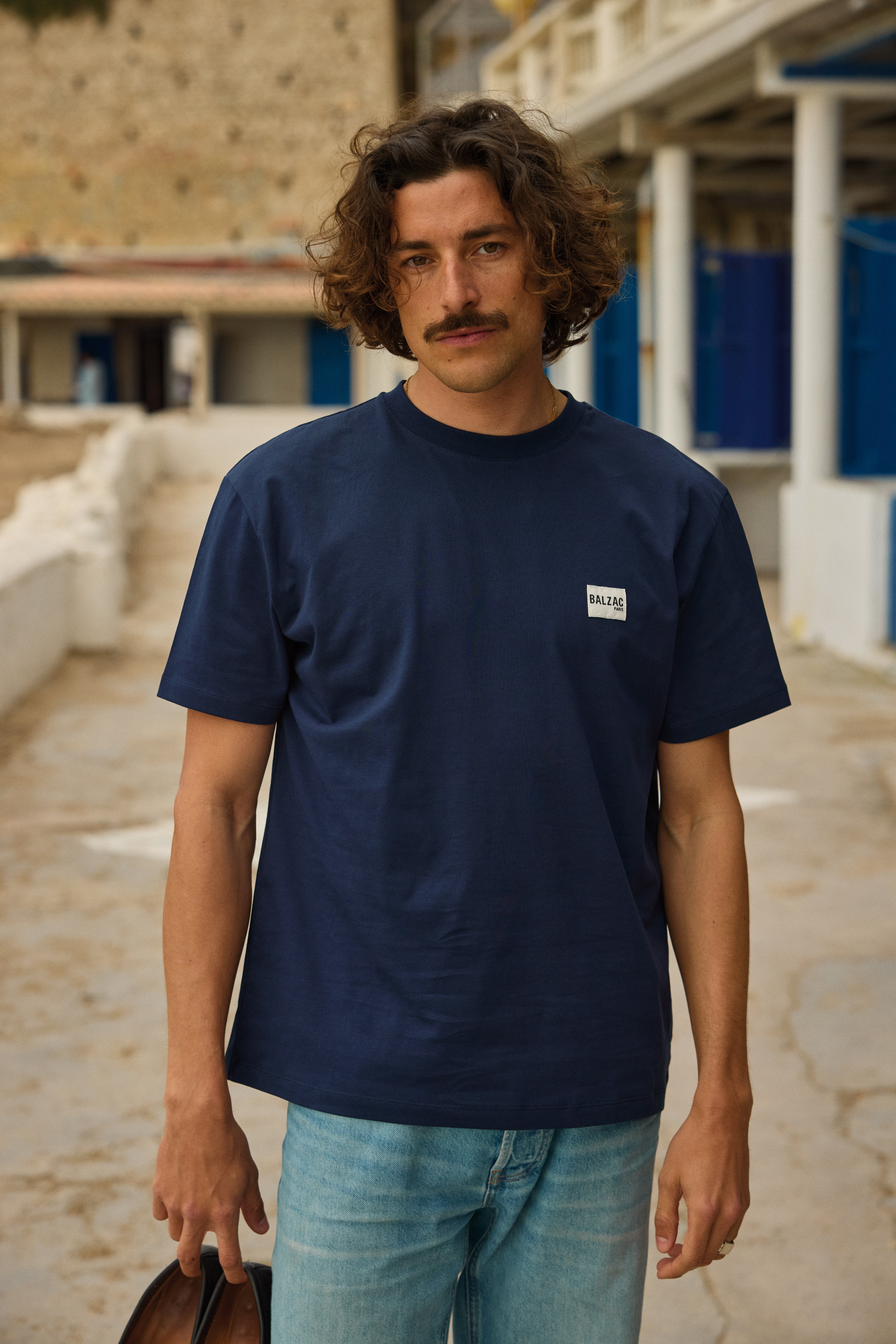 T-shirt Martel navy