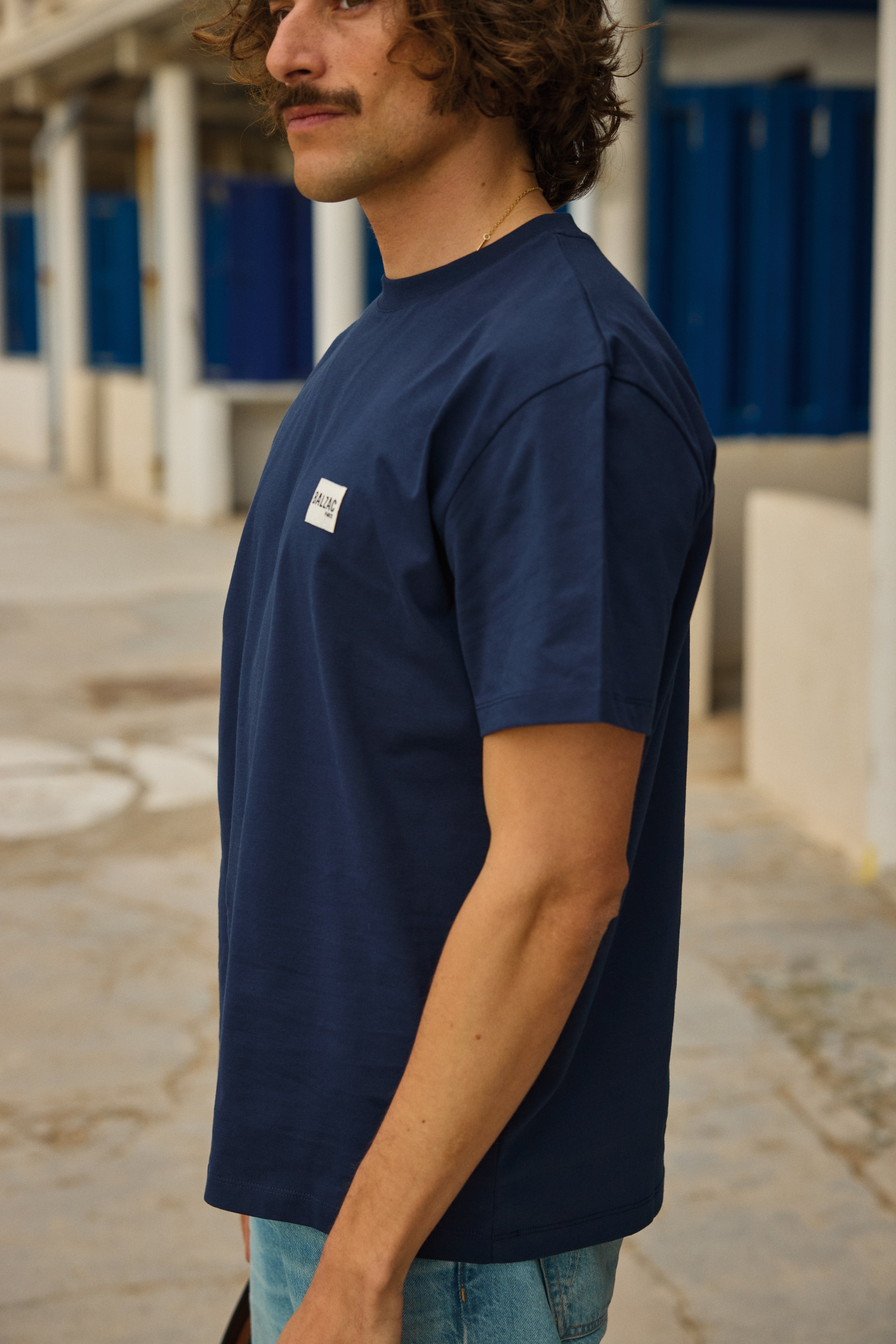 T-shirt Martel navy