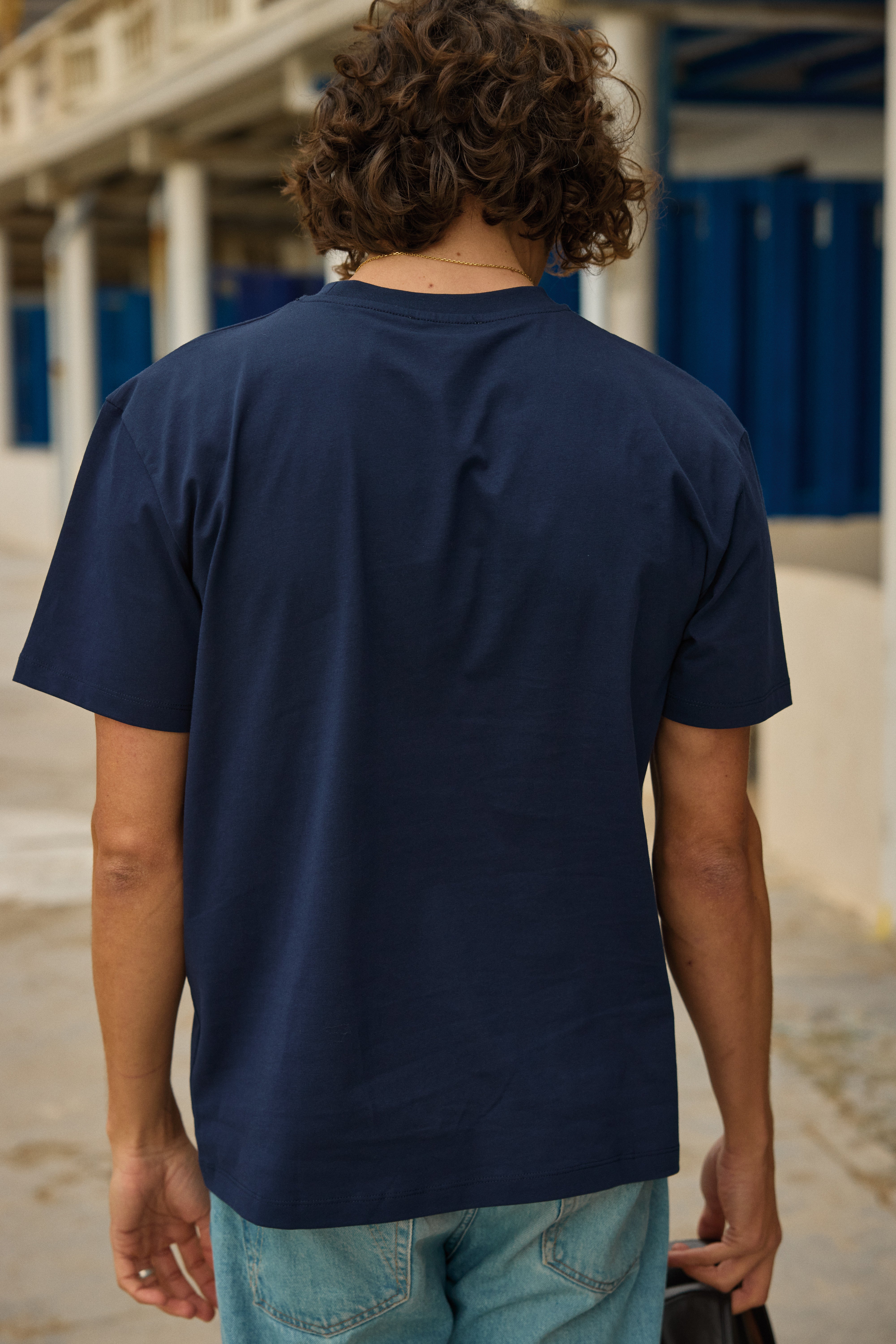 T-shirt Martel navy