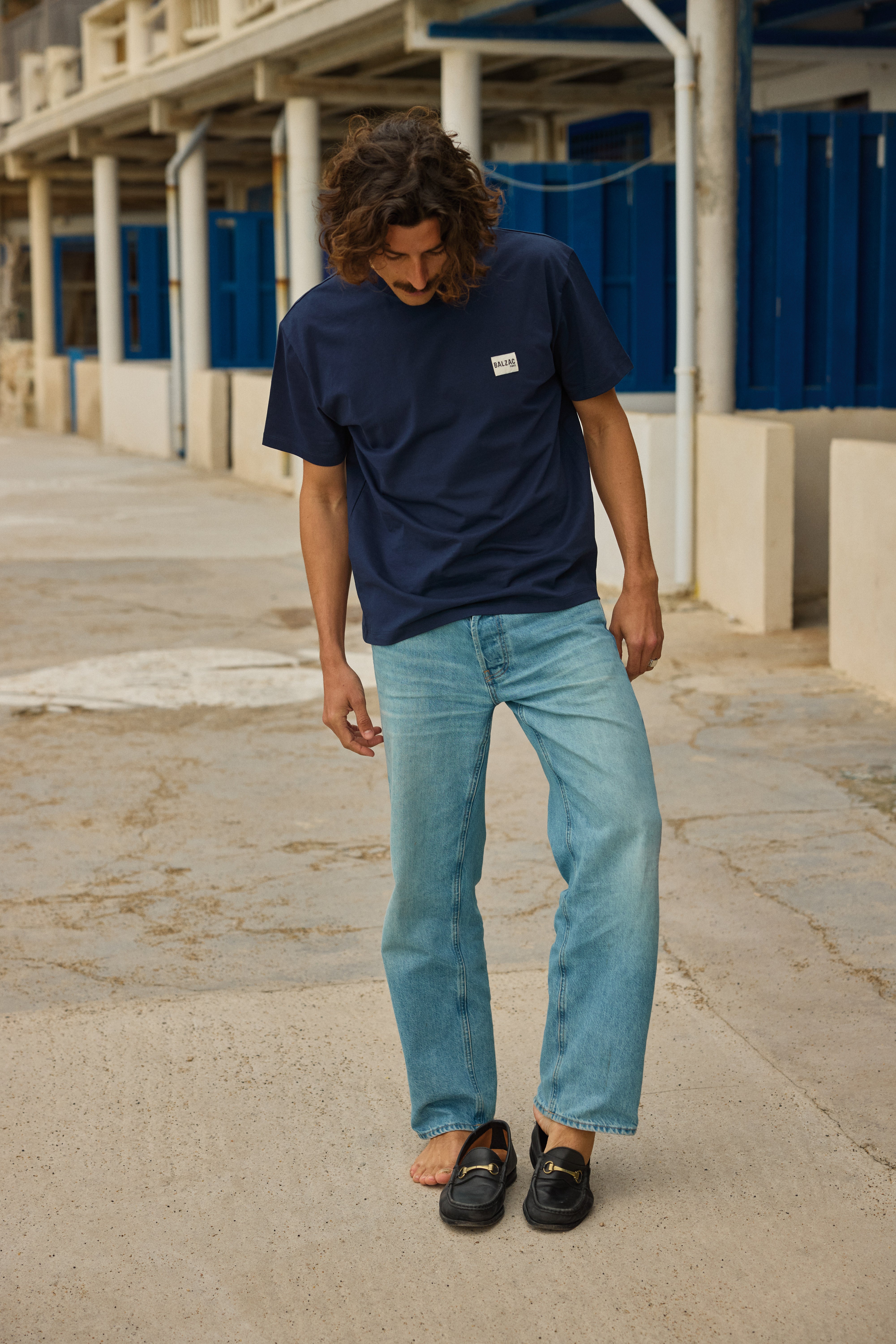 T-shirt Martel navy