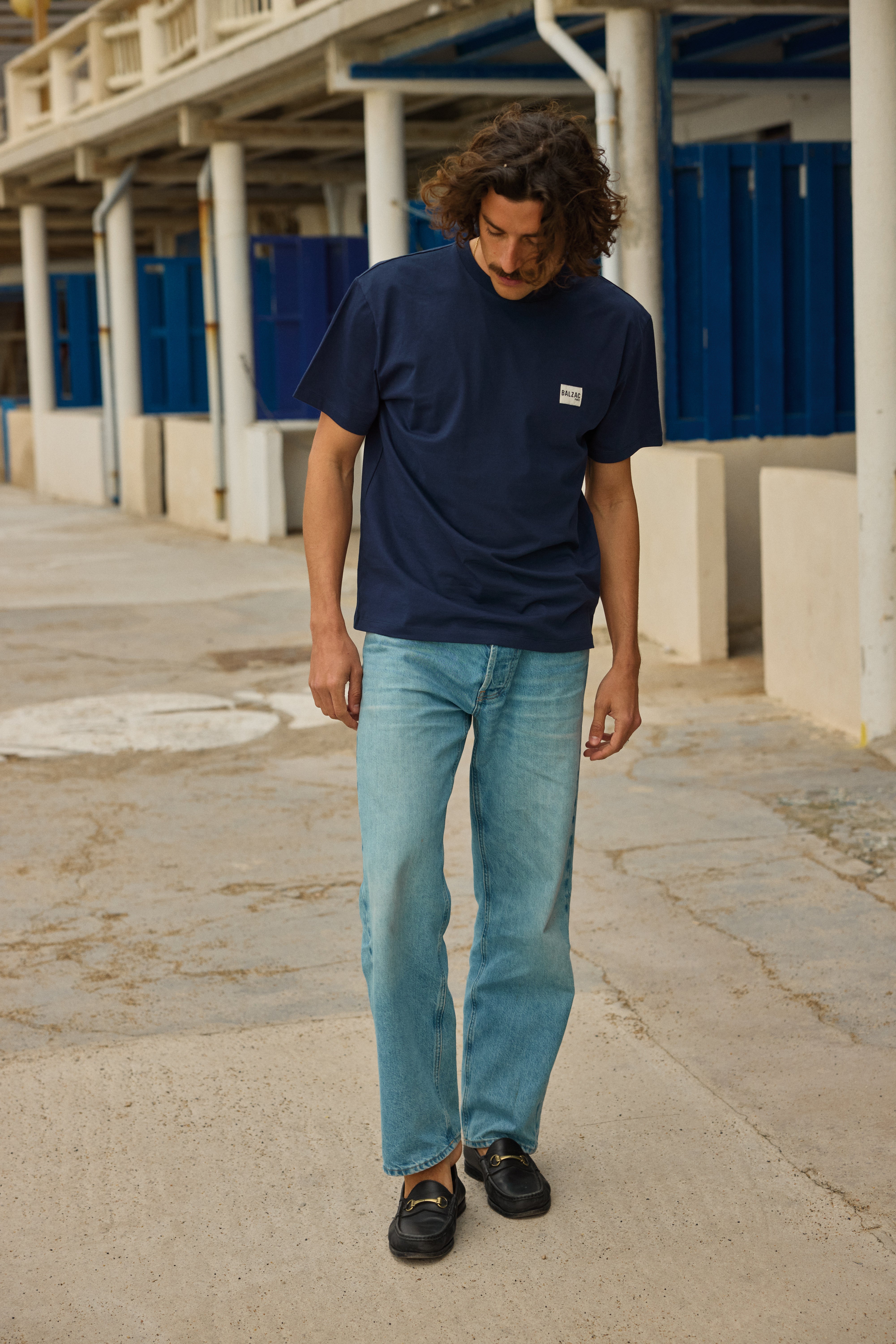 T-shirt Martel navy