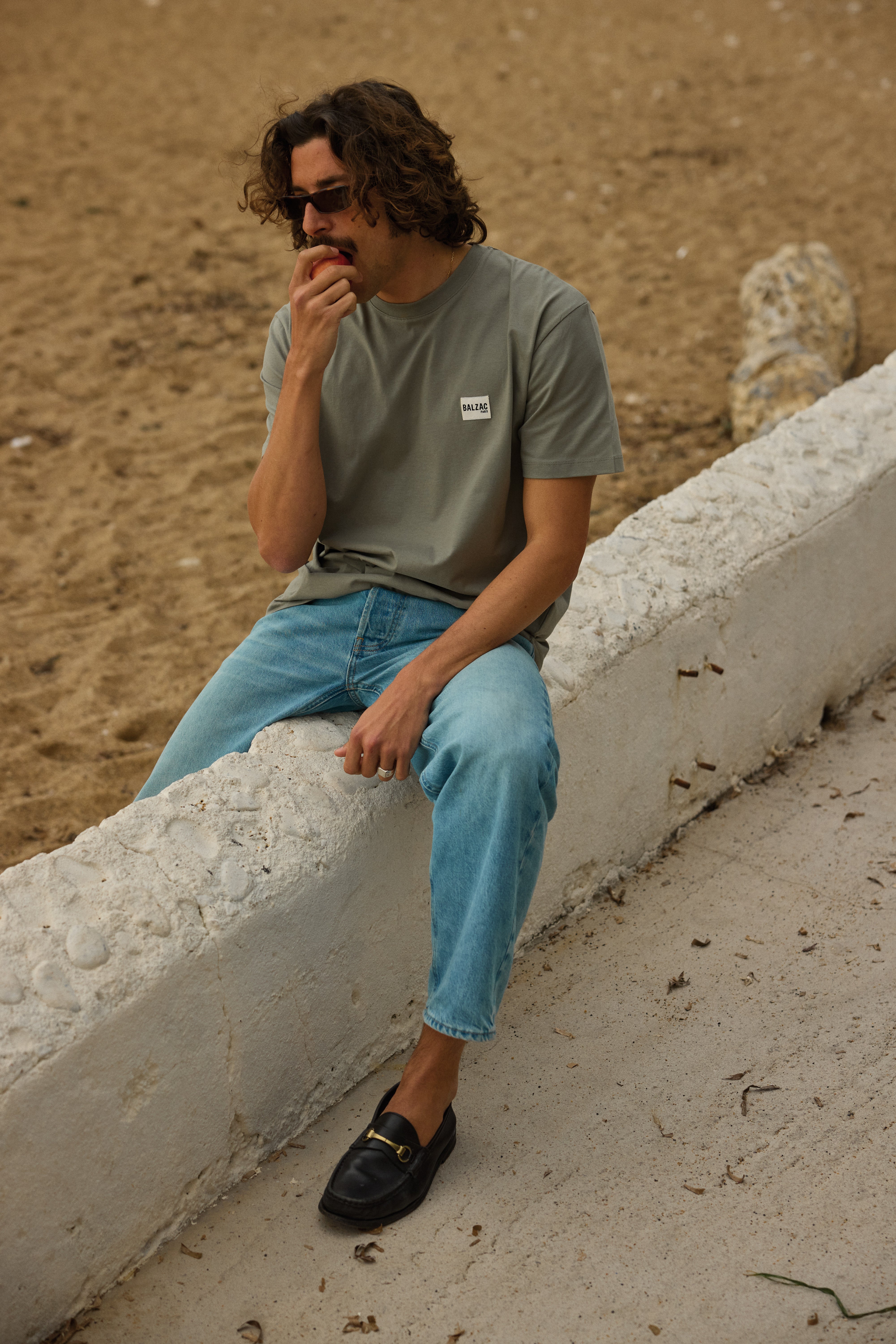 T-shirt Martel argile