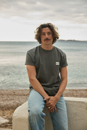 Martel green-gray T-shirt