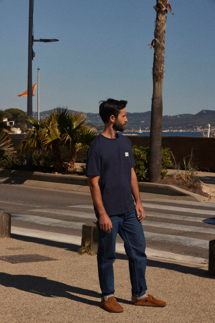T-shirt Martel navy