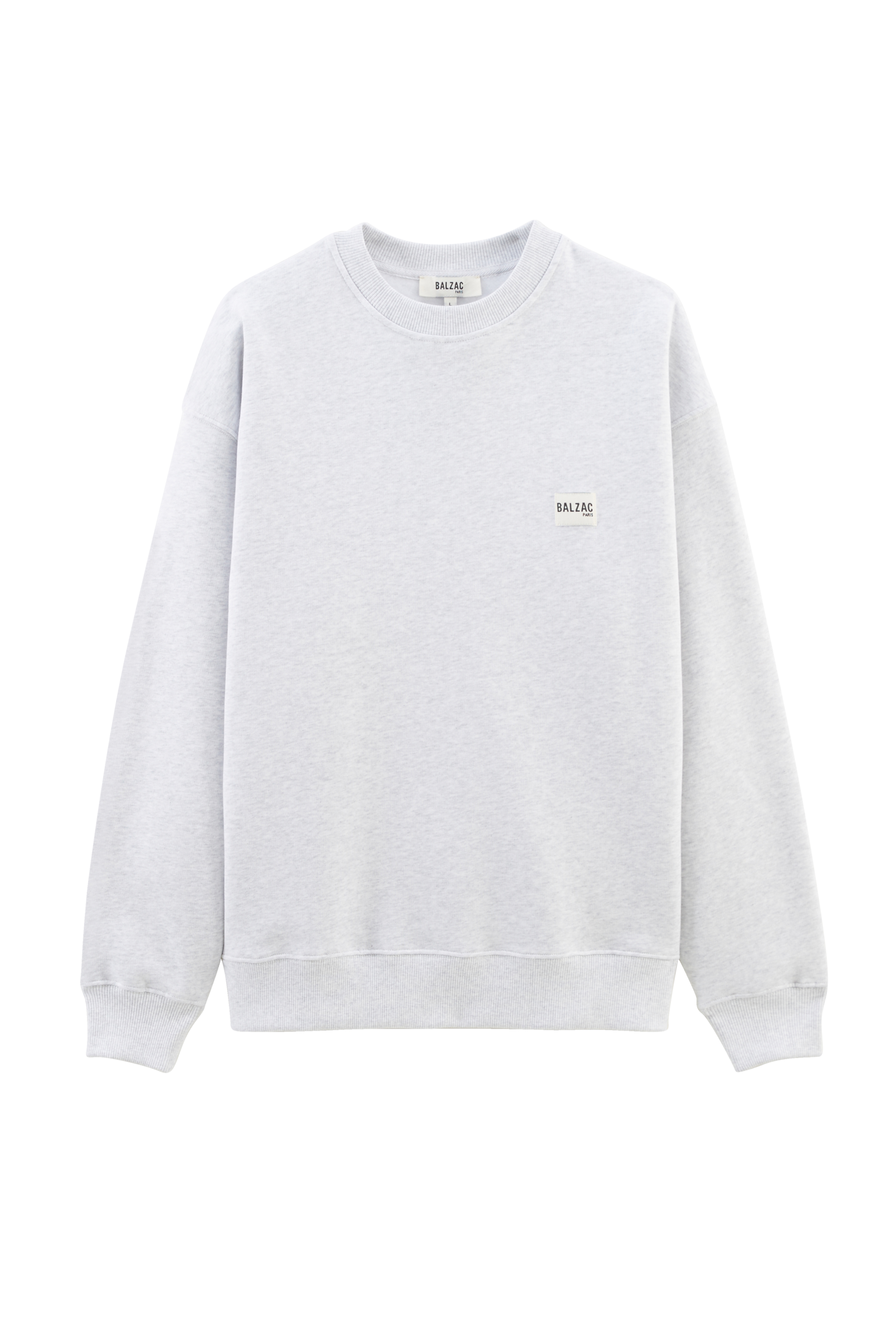 Sweatshirt Hauteville heather gray light