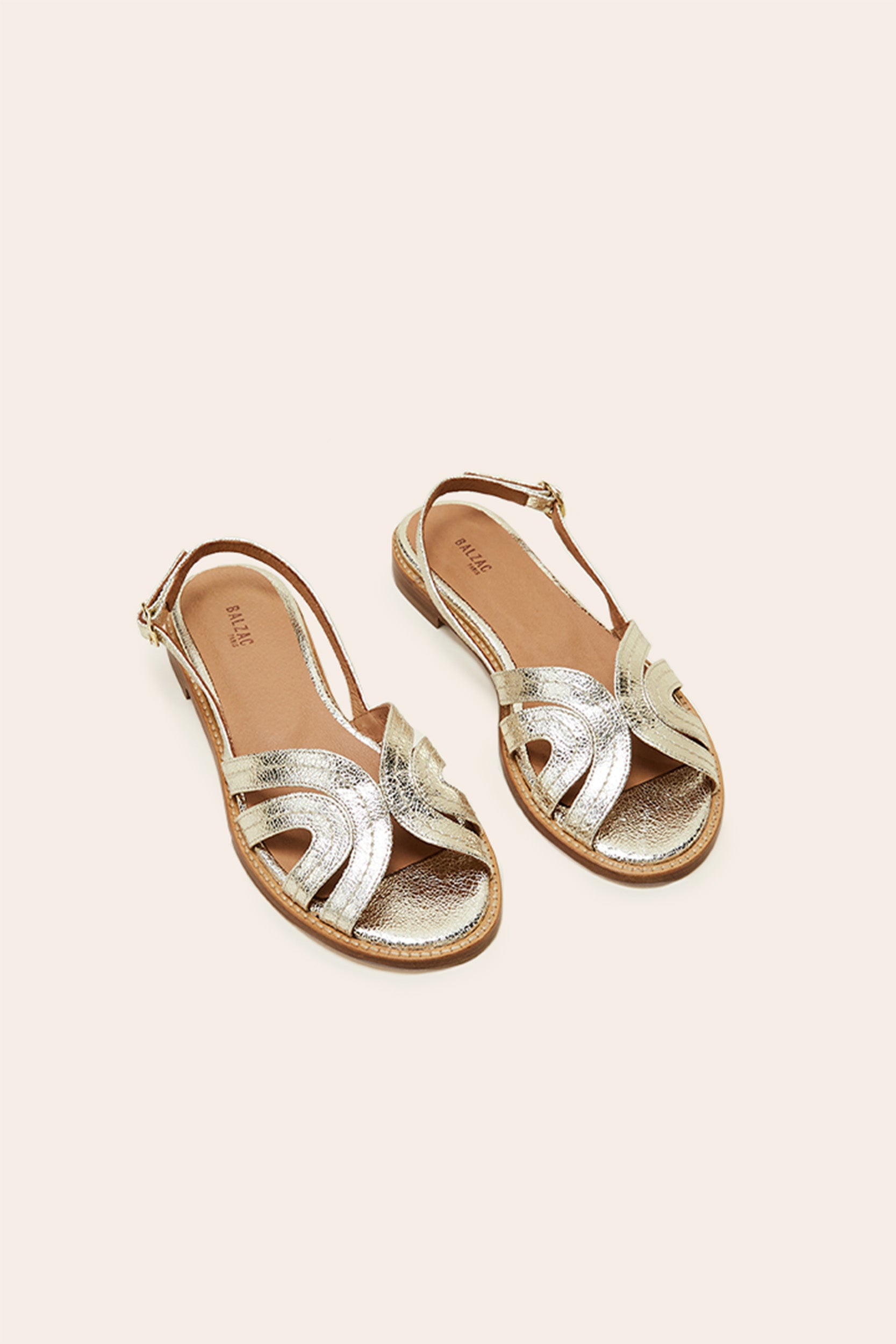 Golden Reverie sandals