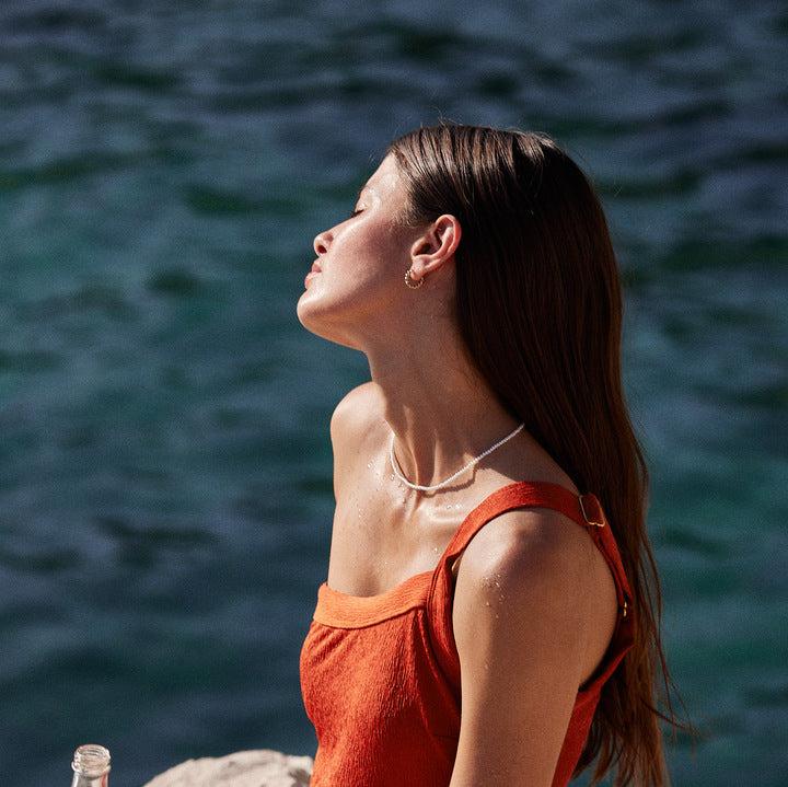 Swimsuit Iris terracotta