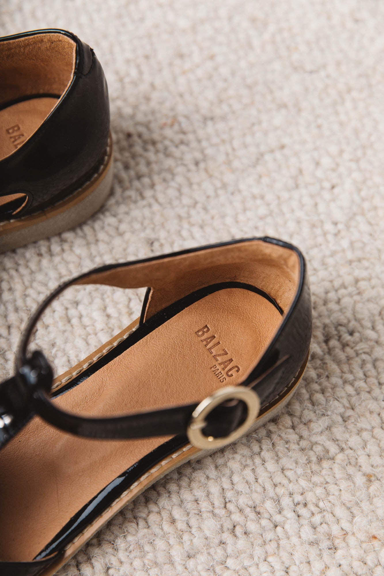 Babies Aloïs patent black