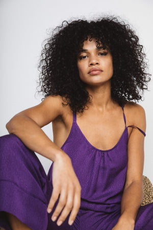 Purple star camisole