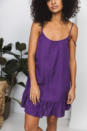 Purple Hourglass Babydoll